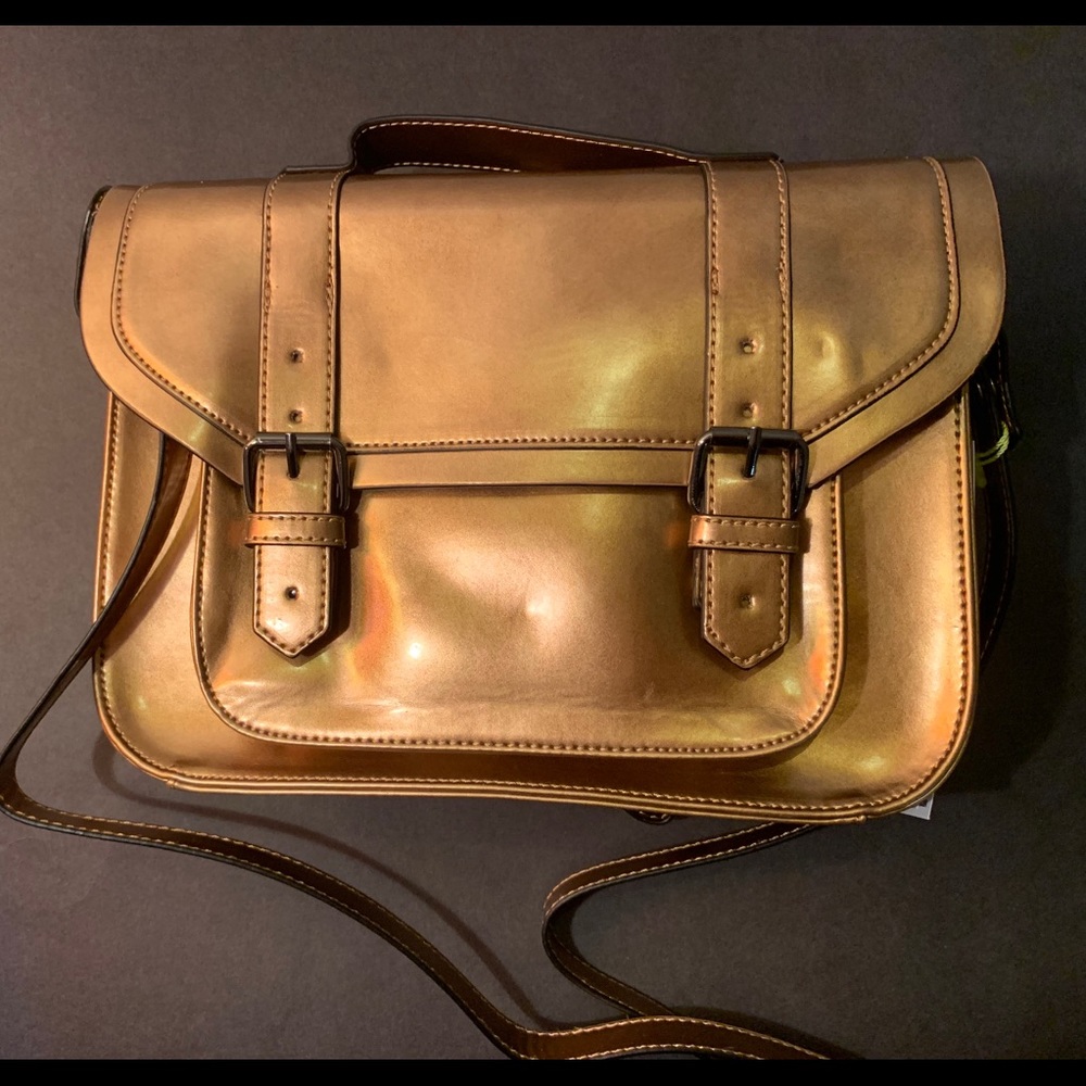 BCBGeneration convertible gold bag